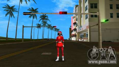 Disfraz navideño de Mercedes Cortez para GTA Vice City