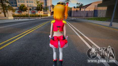 Honoka Uniform 1 para GTA San Andreas