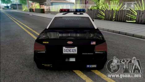 Vapid Stanier Police Cruiser para GTA San Andreas