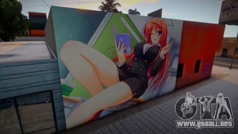 Mural Tomiya Natsuki para GTA San Andreas