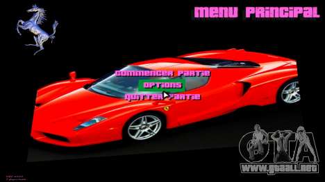 Ferrari Menu para GTA Vice City