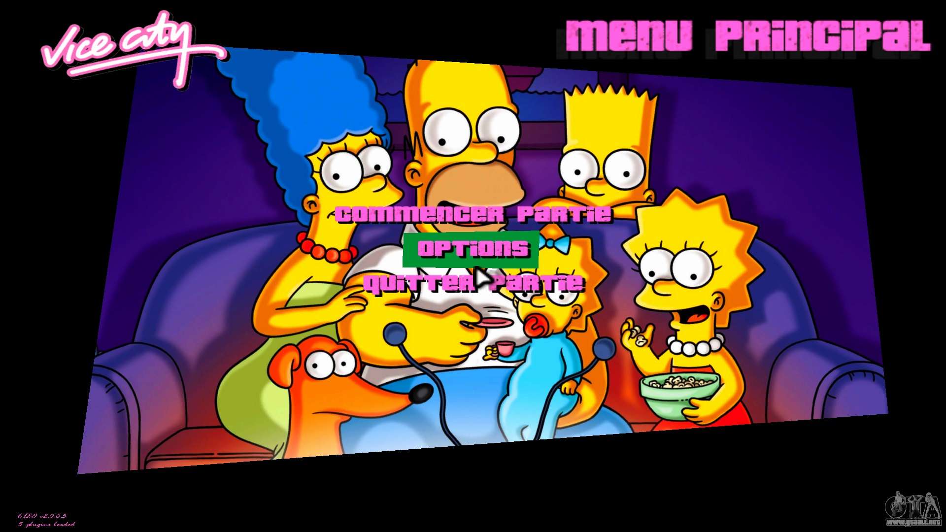 The Simpsons - Background para GTA Vice City