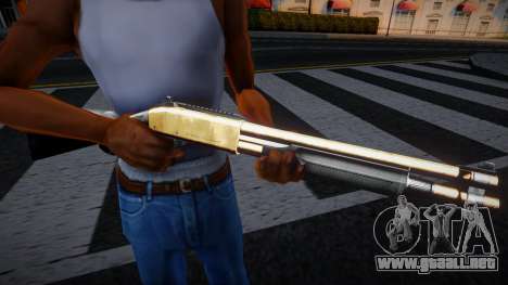Gold Chromegun para GTA San Andreas