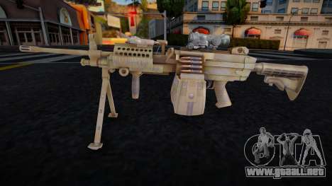 Navy seal gunner Weapon para GTA San Andreas