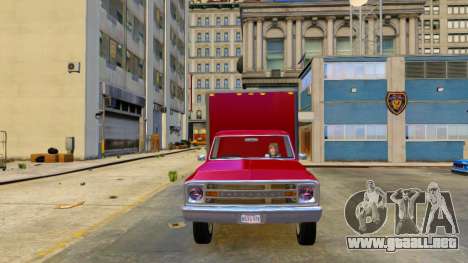 Camión de reparto Chevrolet C-10 1970 para GTA 4