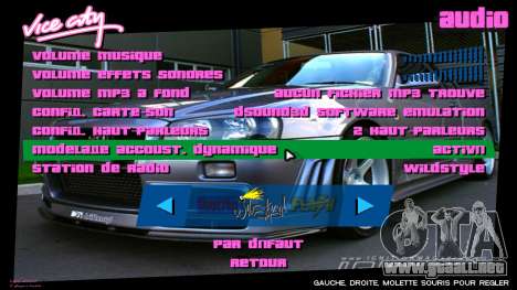 Nissan Skyline Interface para GTA Vice City