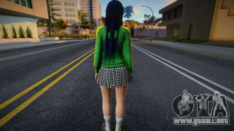 Nyo Jacket w Skirt para GTA San Andreas