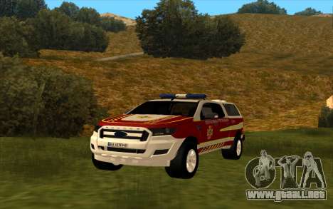 Ford Ranger DSNS de Ucrania para GTA San Andreas