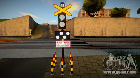 Indonesian Wantech Railroad Crossing v10 para GTA San Andreas