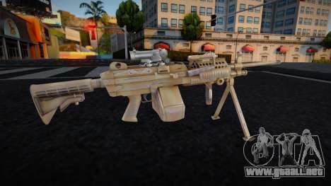 Navy seal gunner Weapon para GTA San Andreas