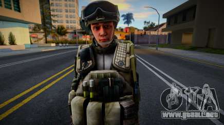 Soldado estadounidense (sobre del Ejército de las Américas 4) para GTA San Andreas