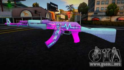 Gun Neon Racer - AK para GTA San Andreas