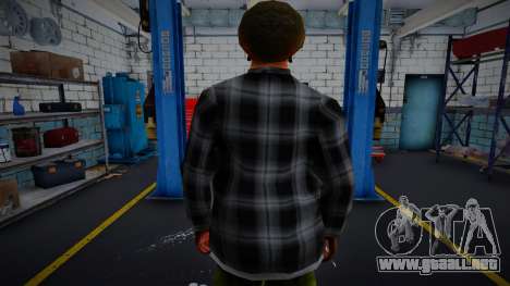 Baggy Flannel Shirt para GTA San Andreas