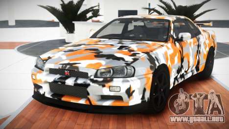 Nissan Skyline R34 ZT-X S3 para GTA 4
