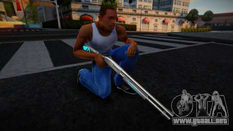 Blue Chromegun para GTA San Andreas