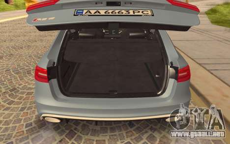 Audi RS6 Avant Quattro para GTA San Andreas