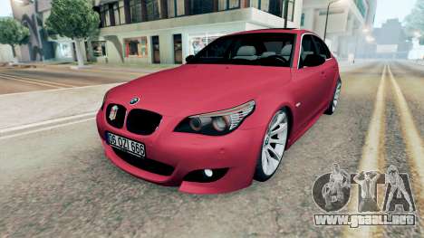 BMW M5 Sedan (E60) 2006 para GTA San Andreas