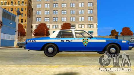 Chevrolet Impala 1985 New York Police Dept para GTA 4