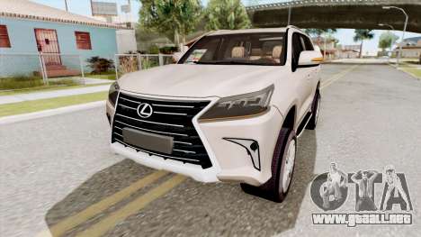 Lexus LX 570 2016 DagDrive para GTA San Andreas