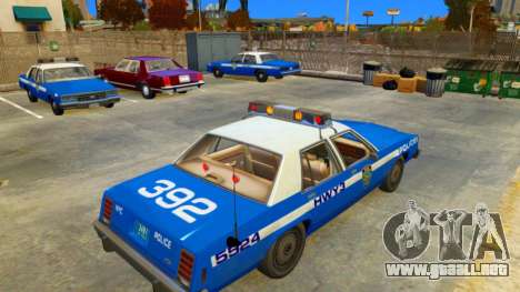 Ford LTD Crow Victoria 1987 Departamento de Poli para GTA 4