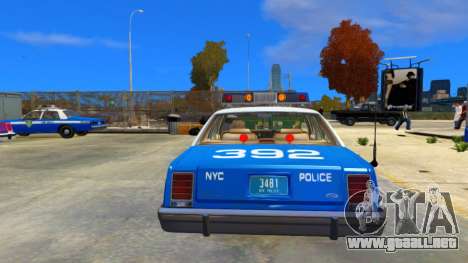 Ford LTD Crow Victoria 1987 Departamento de Poli para GTA 4