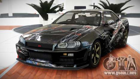 Nissan Skyline R34 GT-R XS S6 para GTA 4