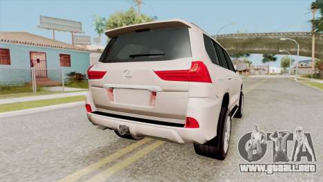 Lexus LX 570 2016 DagDrive para GTA San Andreas