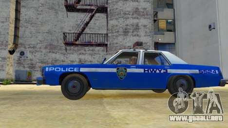 Ford LTD Crow Victoria 1987 Departamento de Poli para GTA 4