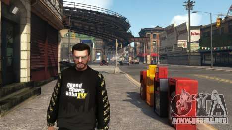 GTA IV Sweater and Hairstyle para GTA 4