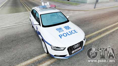 Audi A4 Avant China Policía (B8) 2012 para GTA San Andreas
