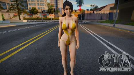 Momiji Gold Bikini para GTA San Andreas