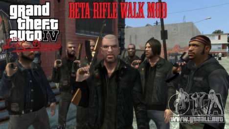 TLAD Beta Rifle Walkstyle para GTA 4