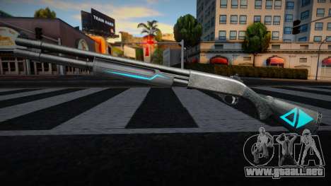 Blue Chromegun para GTA San Andreas