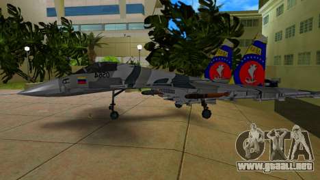 SU-30 MK Venezuela para GTA Vice City