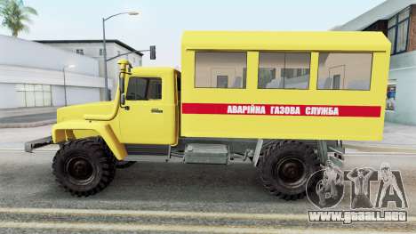GAZ-3308 Servicio de gas Sadko Avariyna para GTA San Andreas