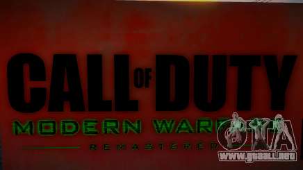Mural Call Of Duty Moderm Warfare para GTA San Andreas