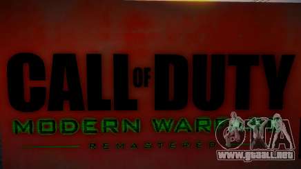 Mural Call Of Duty Moderm Warfare para GTA San Andreas