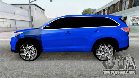 Toyota Highlander (XU50) 2014 para GTA San Andreas