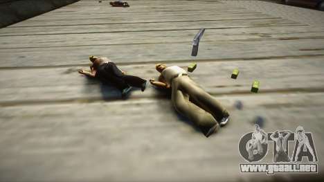 Ragdoll y animaciones de personajes de GTA 4 para GTA San Andreas