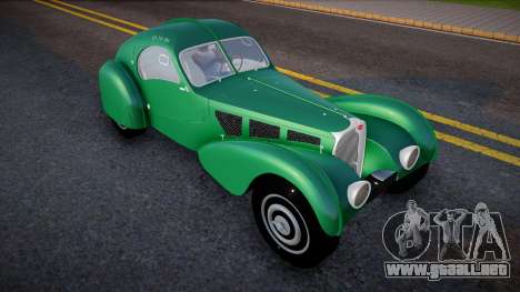 Bugatti Type 57sc Atlantic 1936 para GTA San Andreas