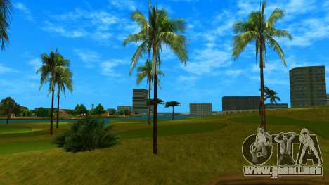 Nueva carretera, césped, árboles, acera HQ HD para GTA Vice City