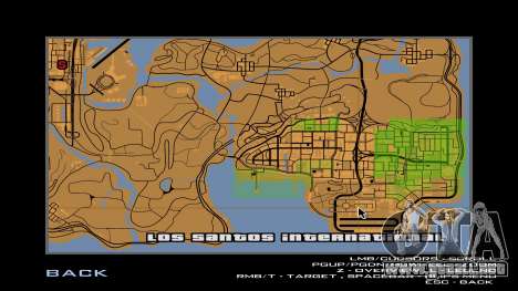 Mapa al estilo de GTA III v1 para GTA San Andreas