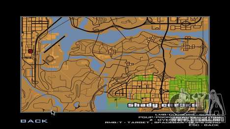 Mapa al estilo de GTA III v1 para GTA San Andreas