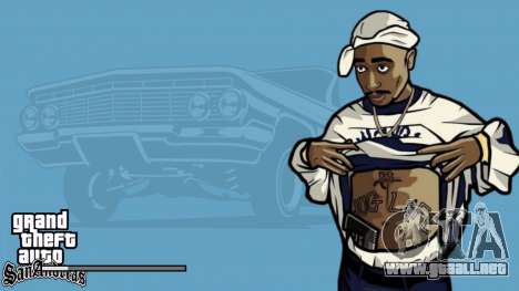 Tupac Loadscreen para GTA San Andreas