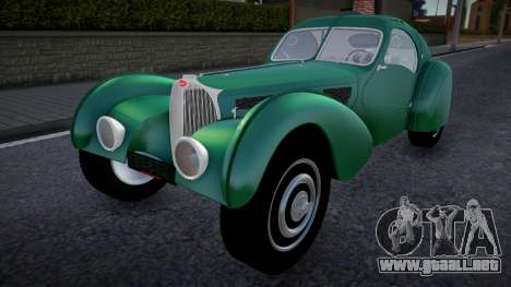 Bugatti Type 57sc Atlantic 1936 para GTA San Andreas