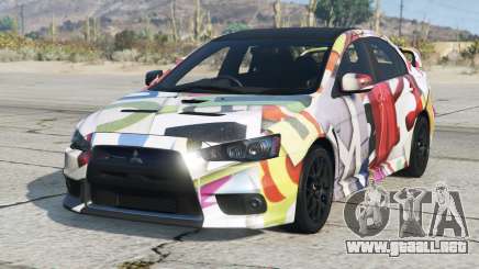 Mitsubishi Lancer Evolution X Light Khaki para GTA 5