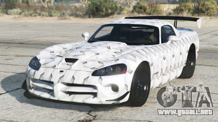 Dodge Viper SRT10 Anti Flash White para GTA 5