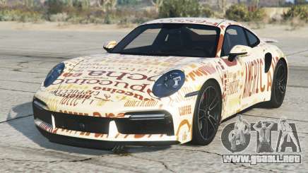 Porsche 911 Turbo S Parchment para GTA 5