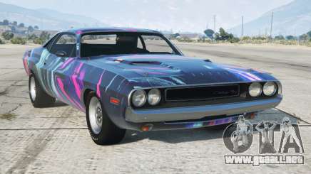 Dodge Challenger Blue Bayoux para GTA 5