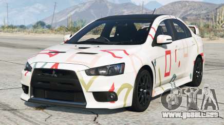 Mitsubishi Lancer Evolution X 2015 S9 [Add-On] para GTA 5